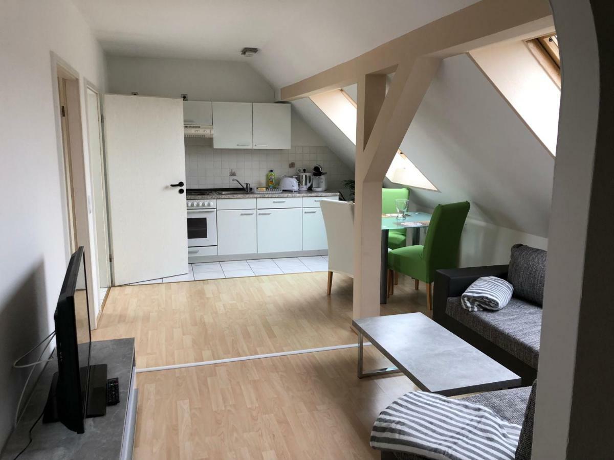 Kuschelige Dachgeschosswohnung Am Clarapark ไลป์ซิก ภายนอก รูปภาพ
